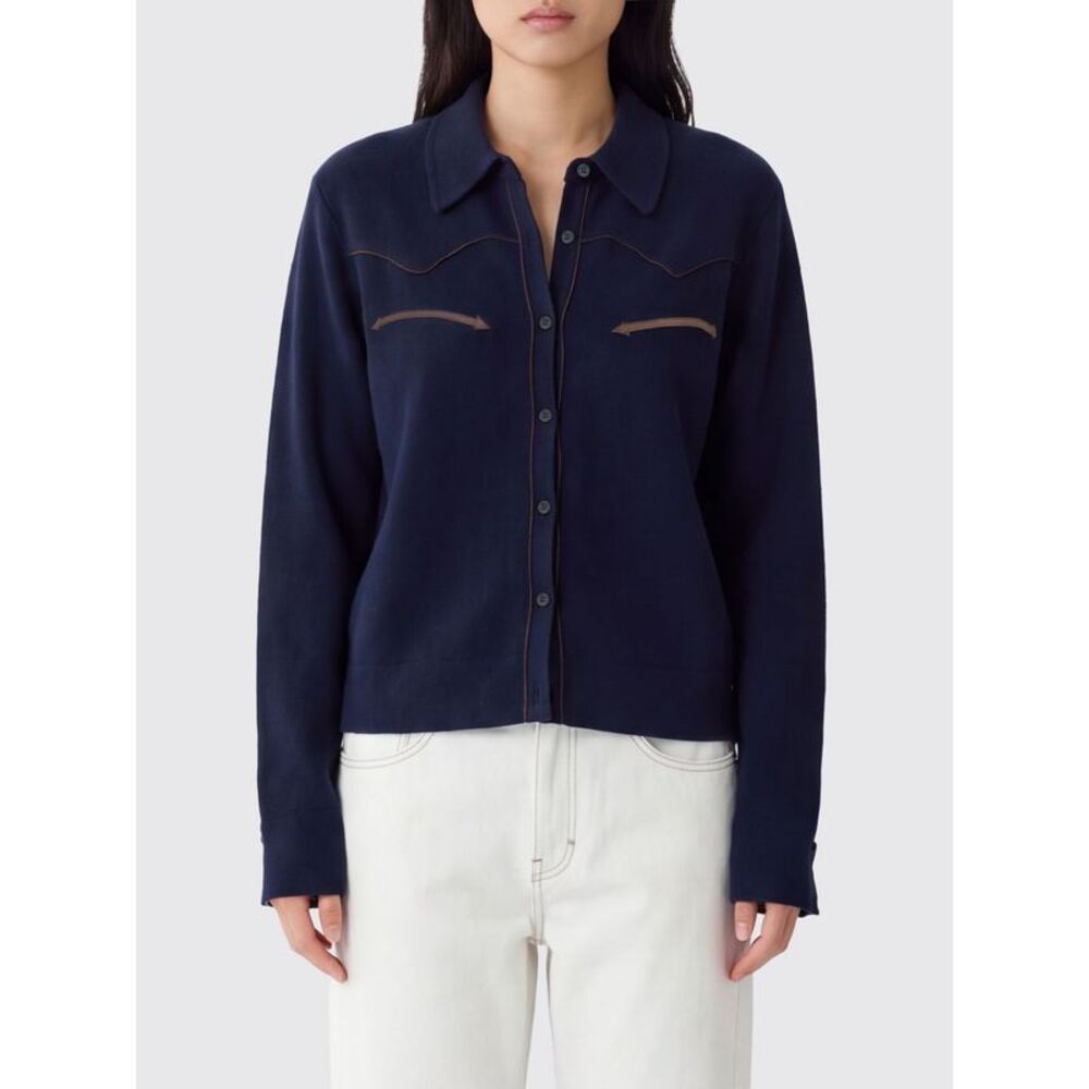 Guest In Residence Women Guest In Residence Western Style Shirt In 100% Cashmere